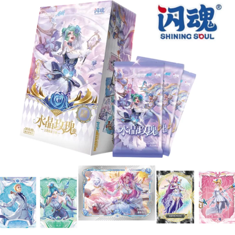 Shining Soul League of Legends LOL Crystal Rose Theme Collect gift box Limited edition Rare collectible card for game characters
Shining Soul League of Legends LOL Crystal Rose Theme Collect gift box Limited edition Rare collectible card for game characters