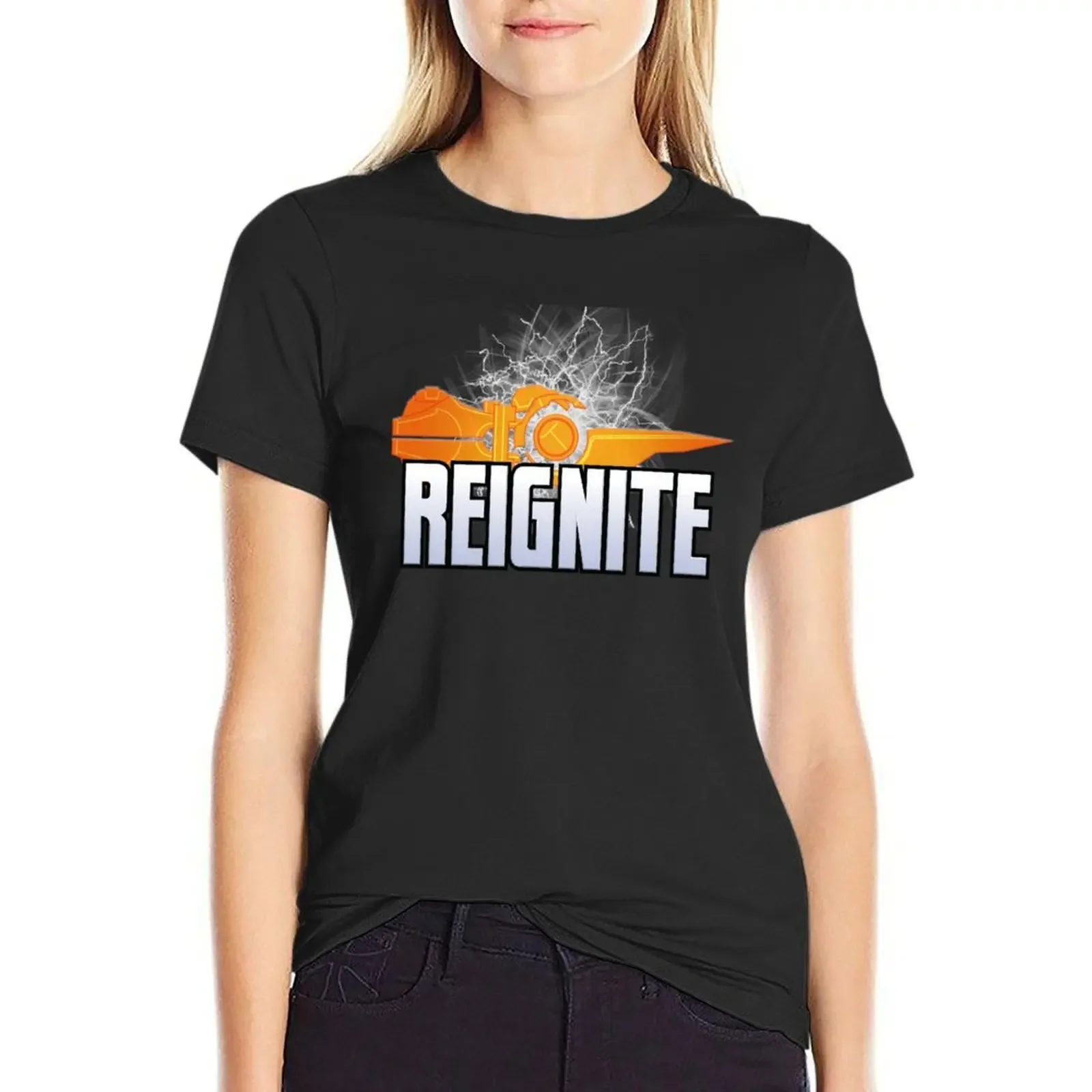 Reignite Logo T-Shirt lady clothes animal print shirt for girls plus sizes cropped t shirts for Women
Reignite Logo T-Shirt lady clothes animal print shirt for girls plus sizes cropped t shirts for Women