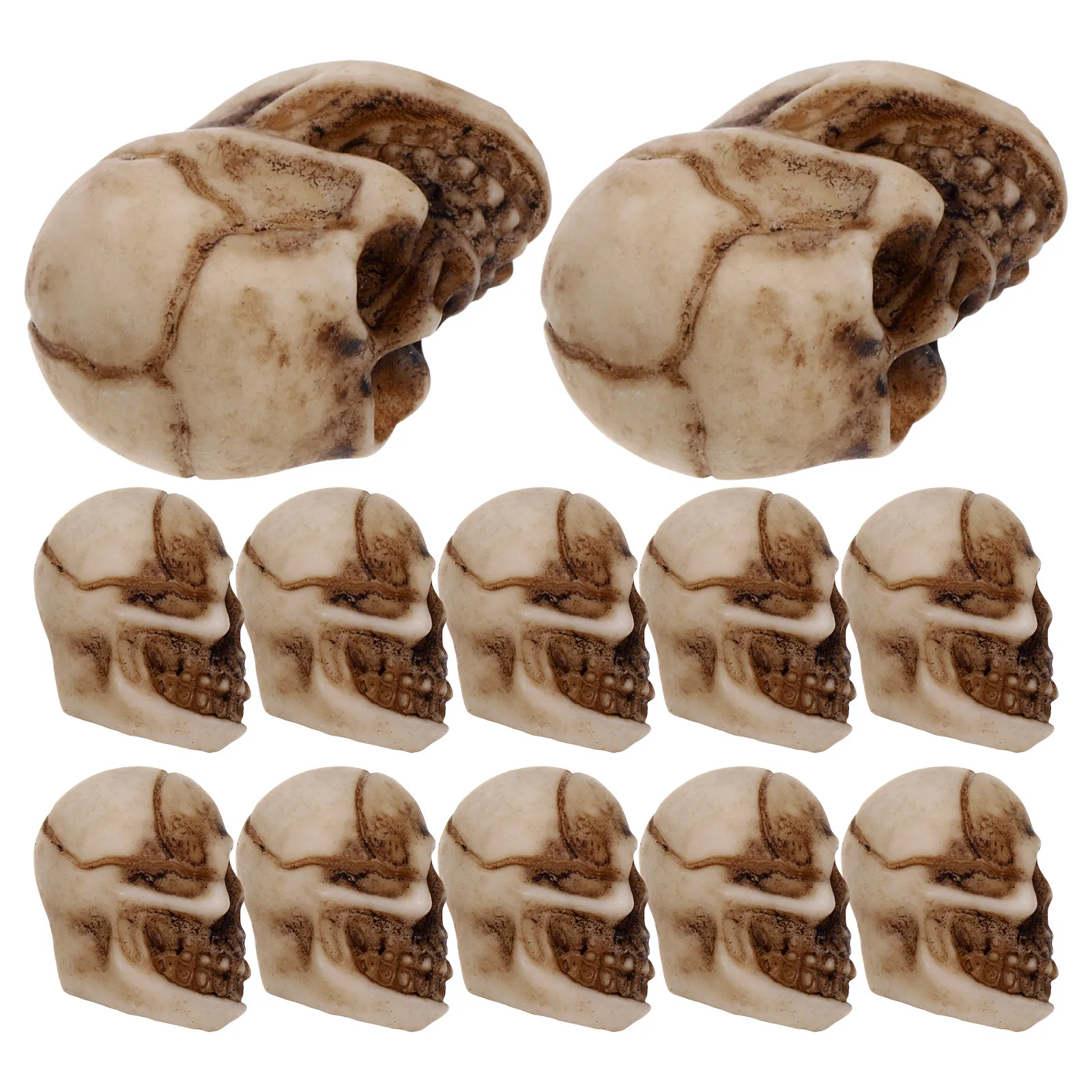 20 Pcs Skull Ornaments Realistic Mini Figurine Fake Models Cool Artificial Resin Halloween Decorations
20 Pcs Skull Ornaments Realistic Mini Figurine Fake Models Cool Artificial Resin Halloween Decorations
