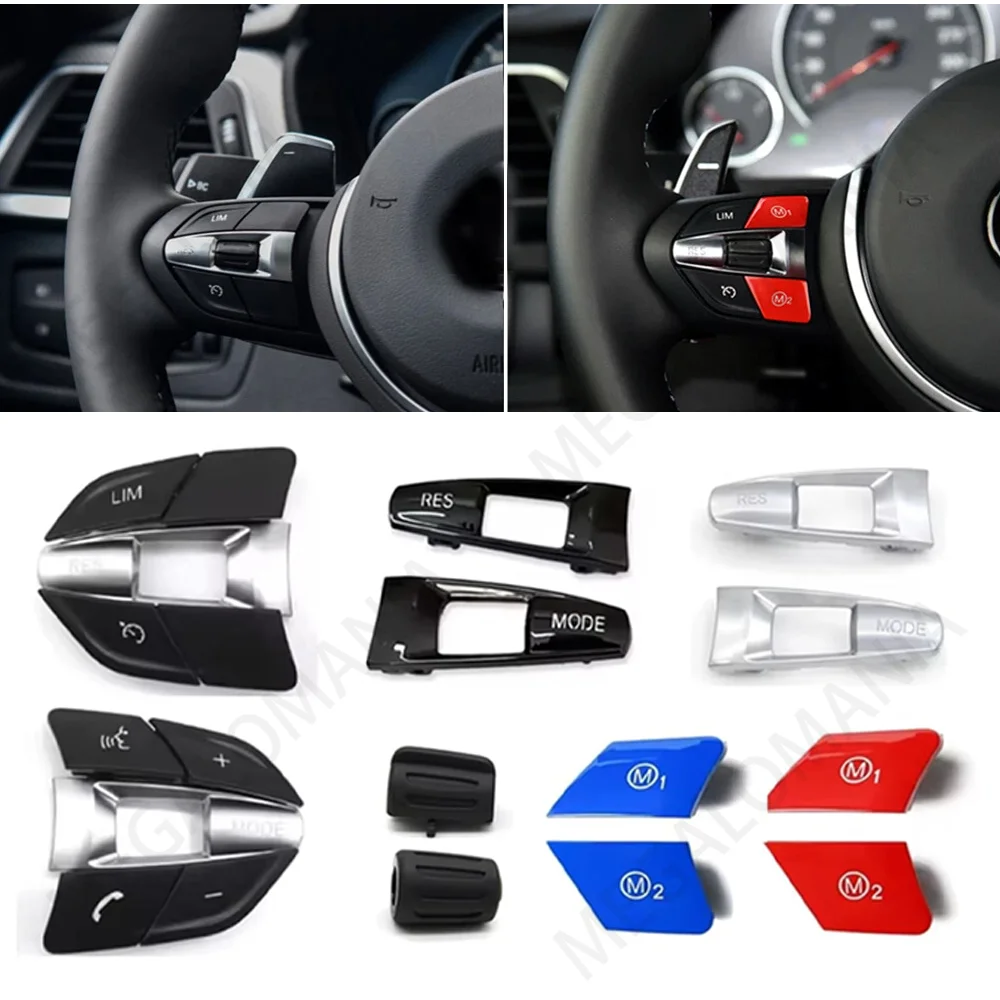 For BMW F10 F11 F30 F31 F34 F01 F02 F07 F06 F12 F25 F26 F15 F16 M2 M3 M4 M5 X5M X6M Steering Wheel RES MODE M1 M2 Button Cover
For BMW F10 F11 F30 F31 F34 F01 F02 F07 F06 F12 F25 F26 F15 F16 M2 M3 M4 M5 X5M X6M Steering Wheel RES MODE M1 M2 Button Cover