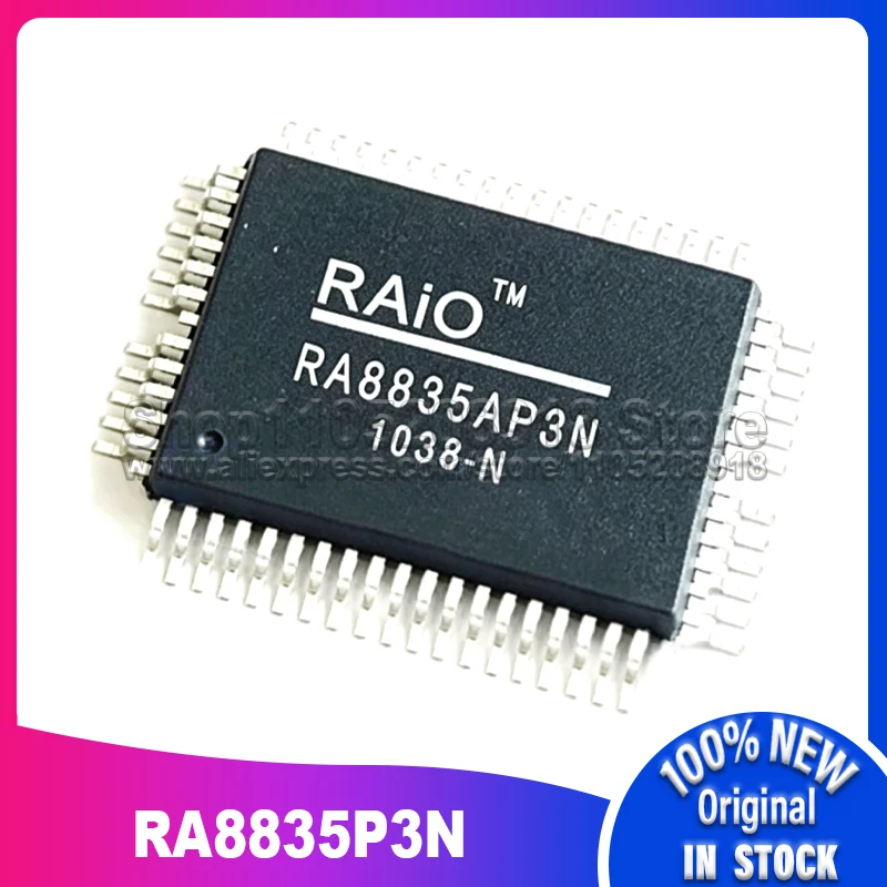 5PCS/LOT RA8835P3N RA8835AP3N QFP60 100% New Spot stock
5PCS/LOT RA8835P3N RA8835AP3N QFP60 100% New Spot stock