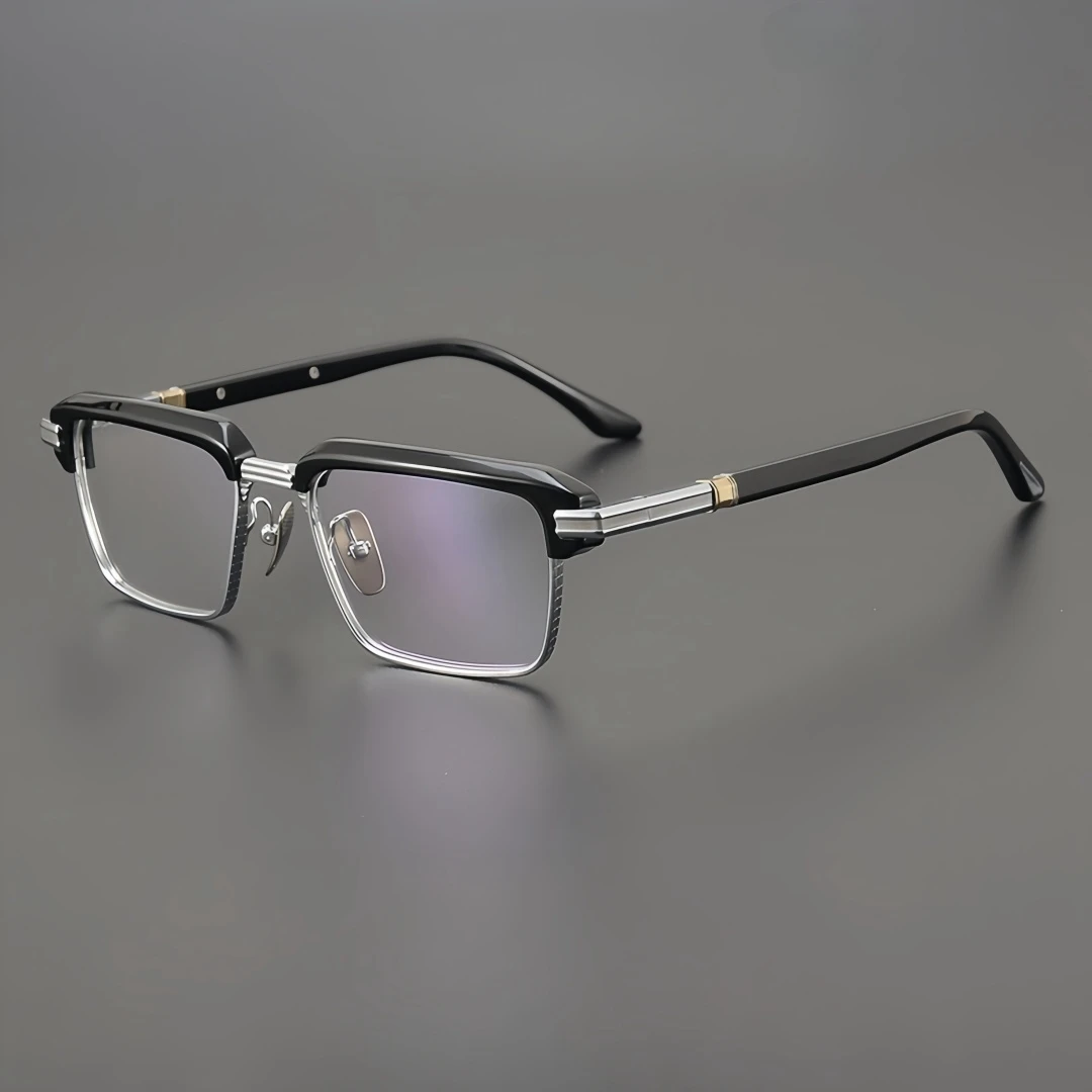 Ультралегкие титановые очки с ацетатными оправами: роскошный винтажный модный тренд, ретро-дизайн, квадратные, полуоправные, в академическом стиле, высокое качество
Ультралегкие титановые очки с ацетатными оправами: роскошный винтажный модный тренд, ретро-дизайн, квадратные, полуоправные, в академическом стиле, высокое качество