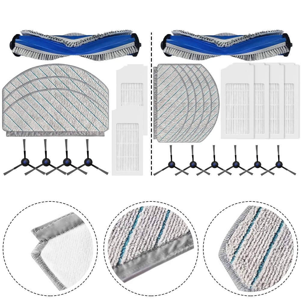 Main Side Brush Kits For ECOVACS For DEEBOT N20/N20 PLUS Vacuum Cleaner Spare Parts Main Side Brushes Filters Mop New
Main Side Brush Kits For ECOVACS For DEEBOT N20/N20 PLUS Vacuum Cleaner Spare Parts Main Side Brushes Filters Mop New