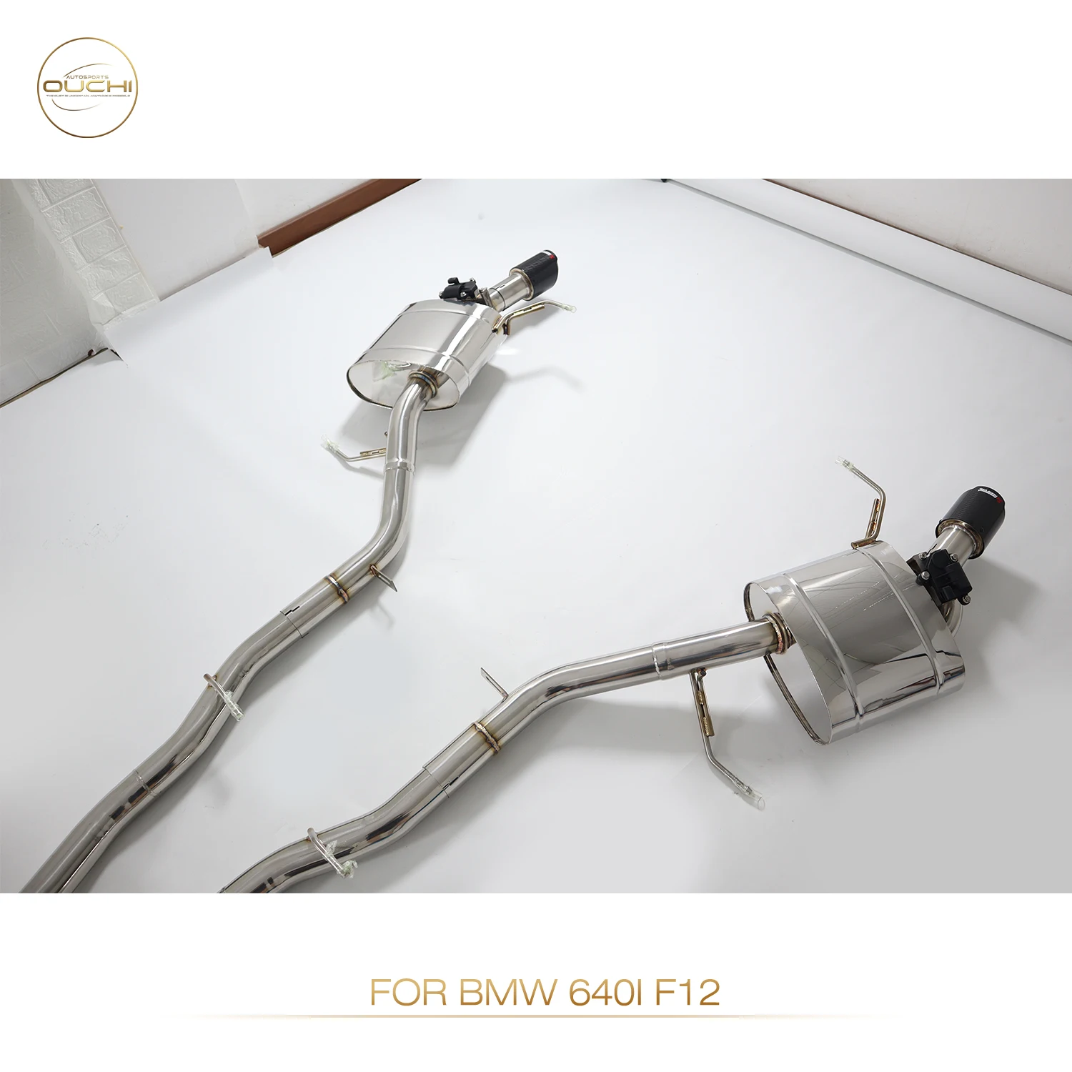 OUCHI Factory Direct Sales For BMW 640I F12 Stainless Steel Catback High Performance Electronic Valve With Muffler Tips Exhaust
OUCHI Factory Direct Sales For BMW 640I F12 Stainless Steel Catback High Performance Electronic Valve With Muffler Tips Exhaust