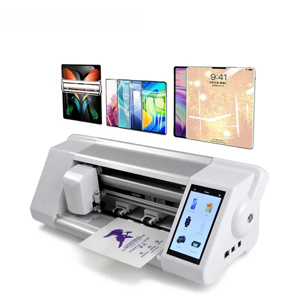 l # # l For Customized Fully Automatic Mobile Phone TPU Hydrogel Film Skin Sticker Cut Plotter Machine