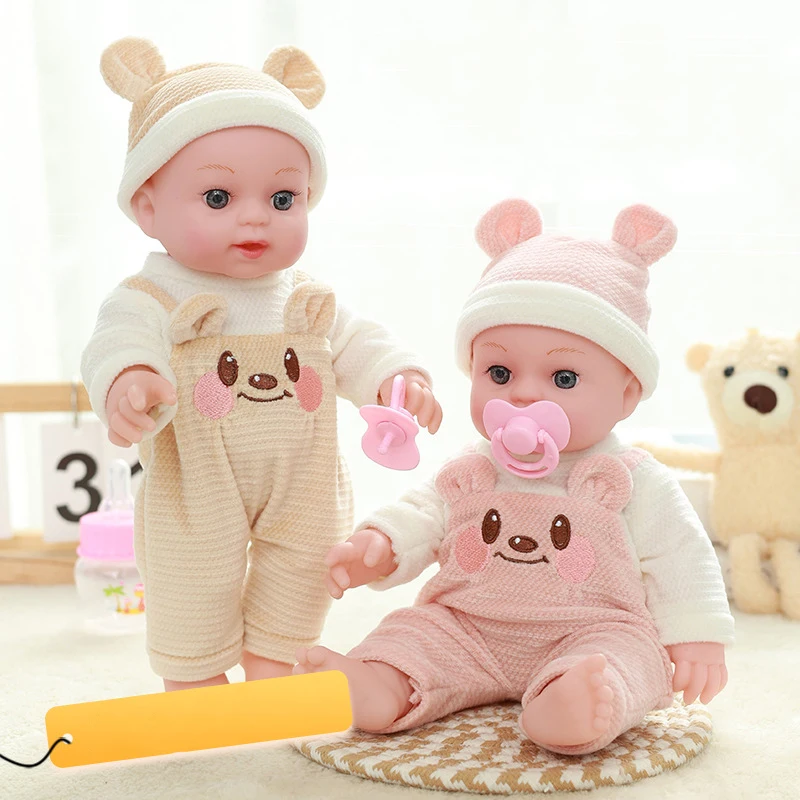 1 шт., 30 см, модная кукла-симулятор с ремешком, успокаивающая кукла Reborn для маленьких детей, игрушки для девочек, мягкая резиновая кукла, детский подарок на день рождения
1 шт., 30 см, модная кукла-симулятор с ремешком, успокаивающая кукла Reborn для маленьких детей, игрушки для девочек, мягкая резиновая кукла, детский подарок на день рождения
