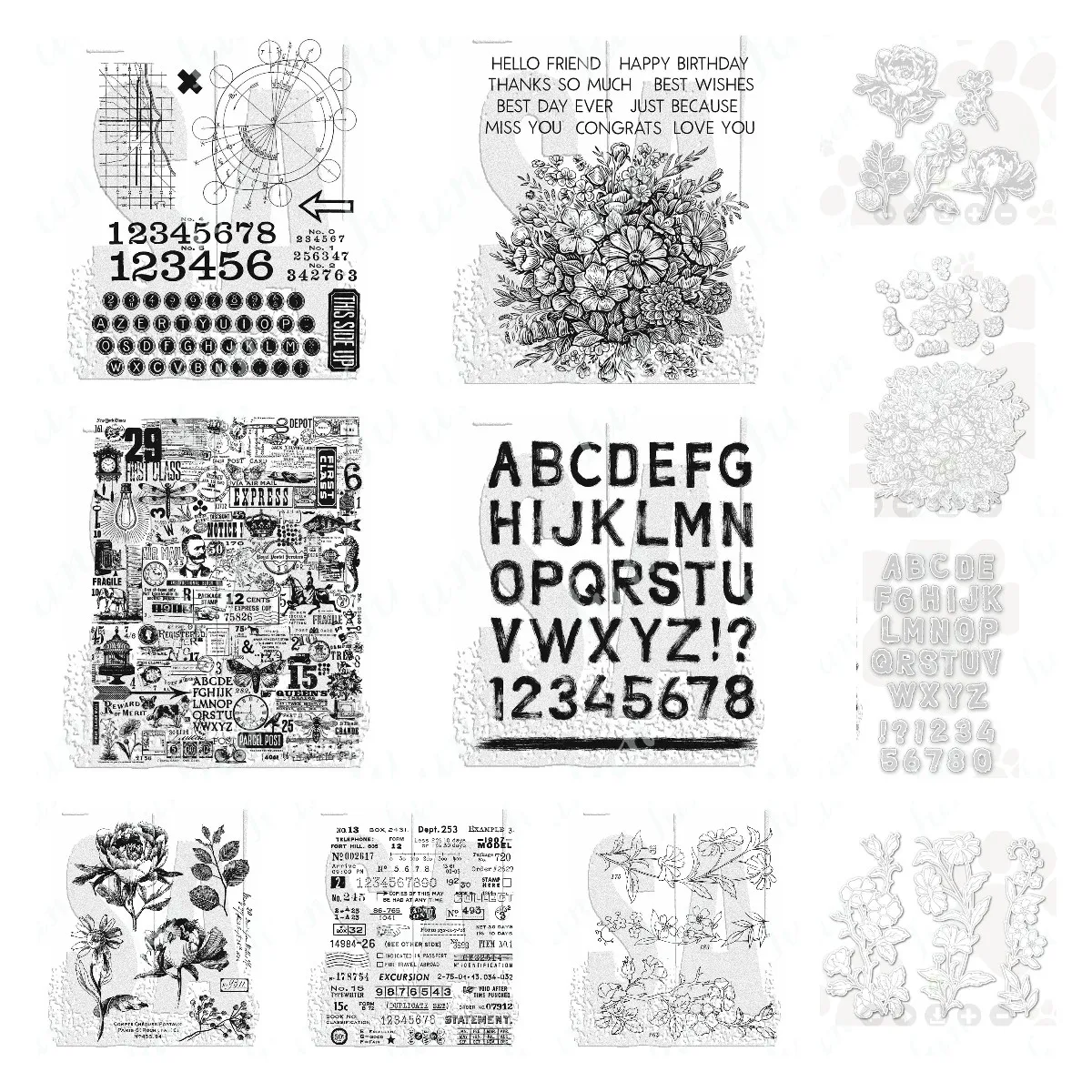 Garden Flowers Embroidery Clear Stamps and Cutting Dies Set Scrapbook Embossed Make Paper Card Album DIY Craft Decoration
Garden Flowers Embroidery Clear Stamps and Cutting Dies Set Scrapbook Embossed Make Paper Card Album DIY Craft Decoration
