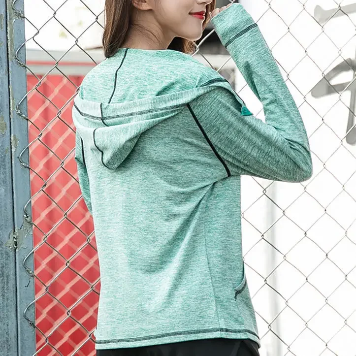 Tracksuit Women Sports Jacket Quick Drying Slim Long Sleeves Zipper Coats Running Jacket Spring Summer Sportswear
Tracksuit Women Sports Jacket Quick Drying Slim Long Sleeves Zipper Coats Running Jacket Spring Summer Sportswear
