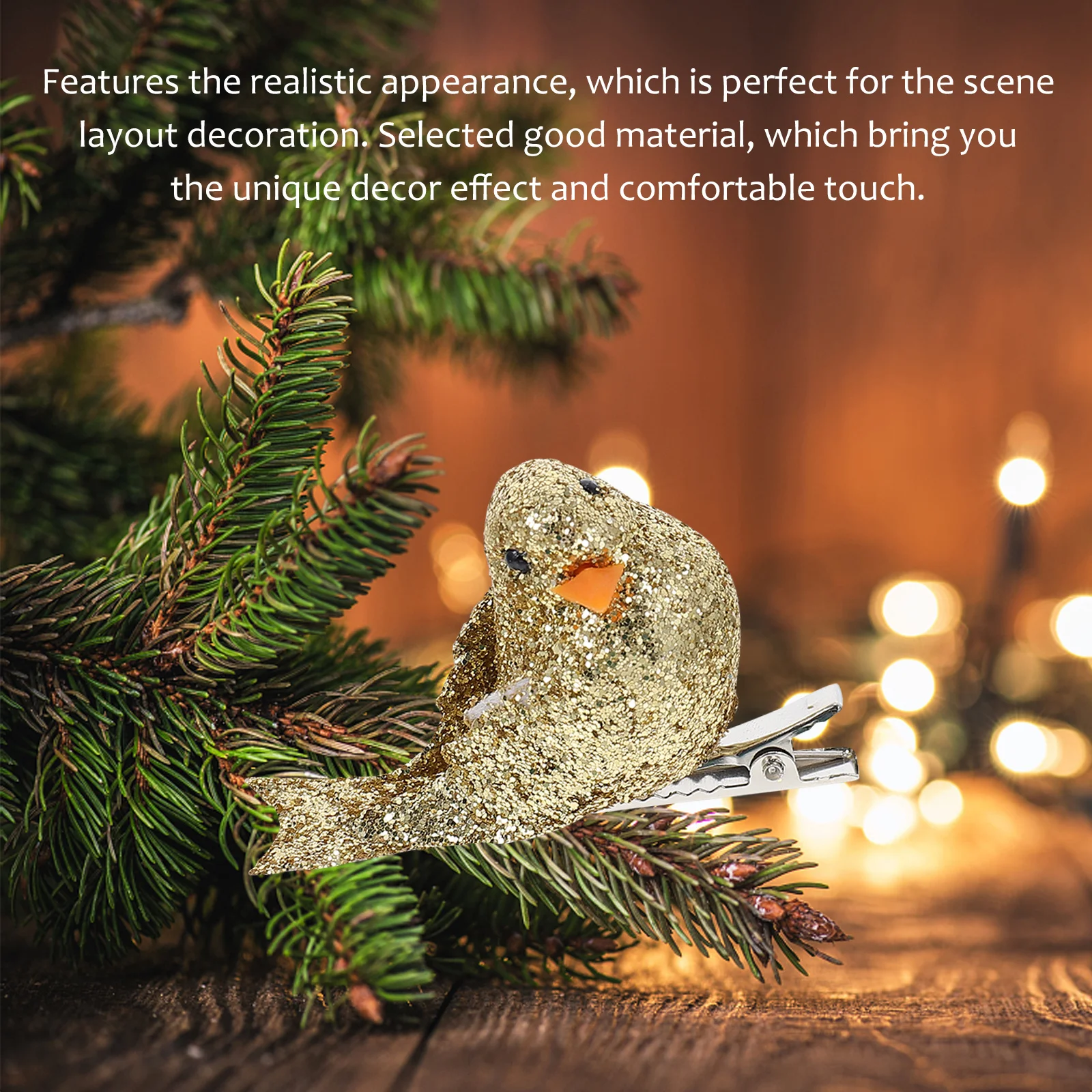 12Pcs Christmas Tree Foam Birds Compact Size Creative Xmas Birds Decor Clip Type Xmas Tree Decoration Christmas Scene Adornment
12Pcs Christmas Tree Foam Birds Compact Size Creative Xmas Birds Decor Clip Type Xmas Tree Decoration Christmas Scene Adornment