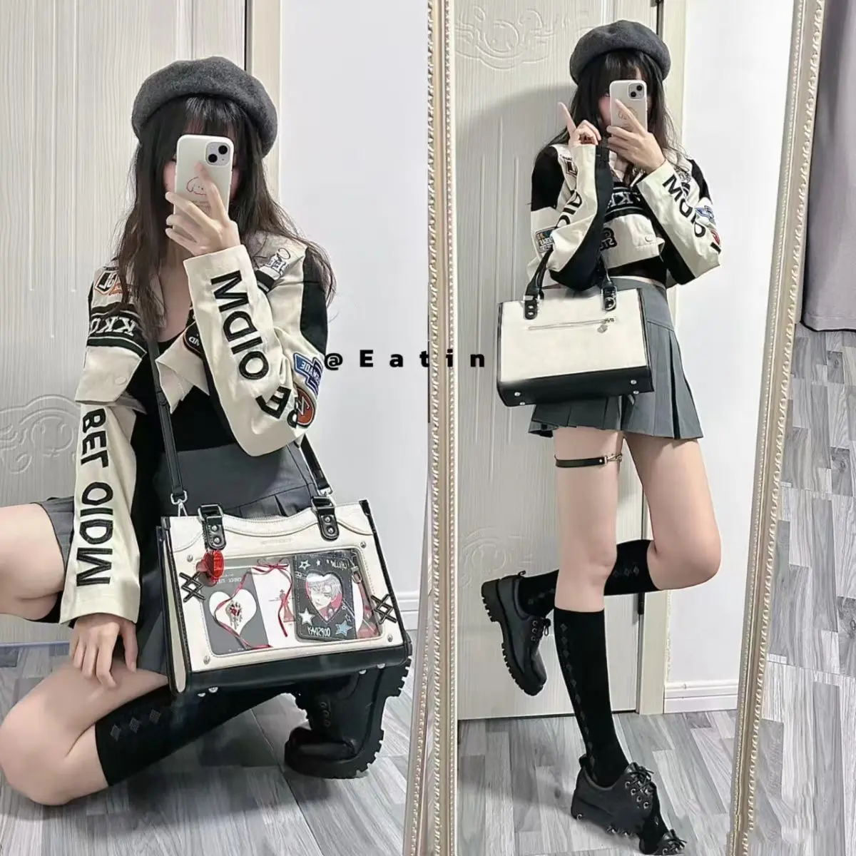 New Design Girls' Large Capacity Ita Bag Y2K Japanese Harajuku Handbag Daily Commuter Shoulder Cross Bag
New Design Girls' Large Capacity Ita Bag Y2K Japanese Harajuku Handbag Daily Commuter Shoulder Cross Bag