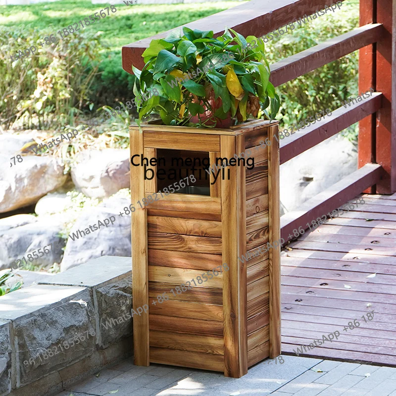 S7486 ss GY Outdoor Solid Wood Trash Can Park Scenic Spot Community Sanitation Ash Bucket Carbonized Wood Anti-Corrosion Trash C
S7486 ss GY Outdoor Solid Wood Trash Can Park Scenic Spot Community Sanitation Ash Bucket Carbonized Wood Anti-Corrosion Trash C