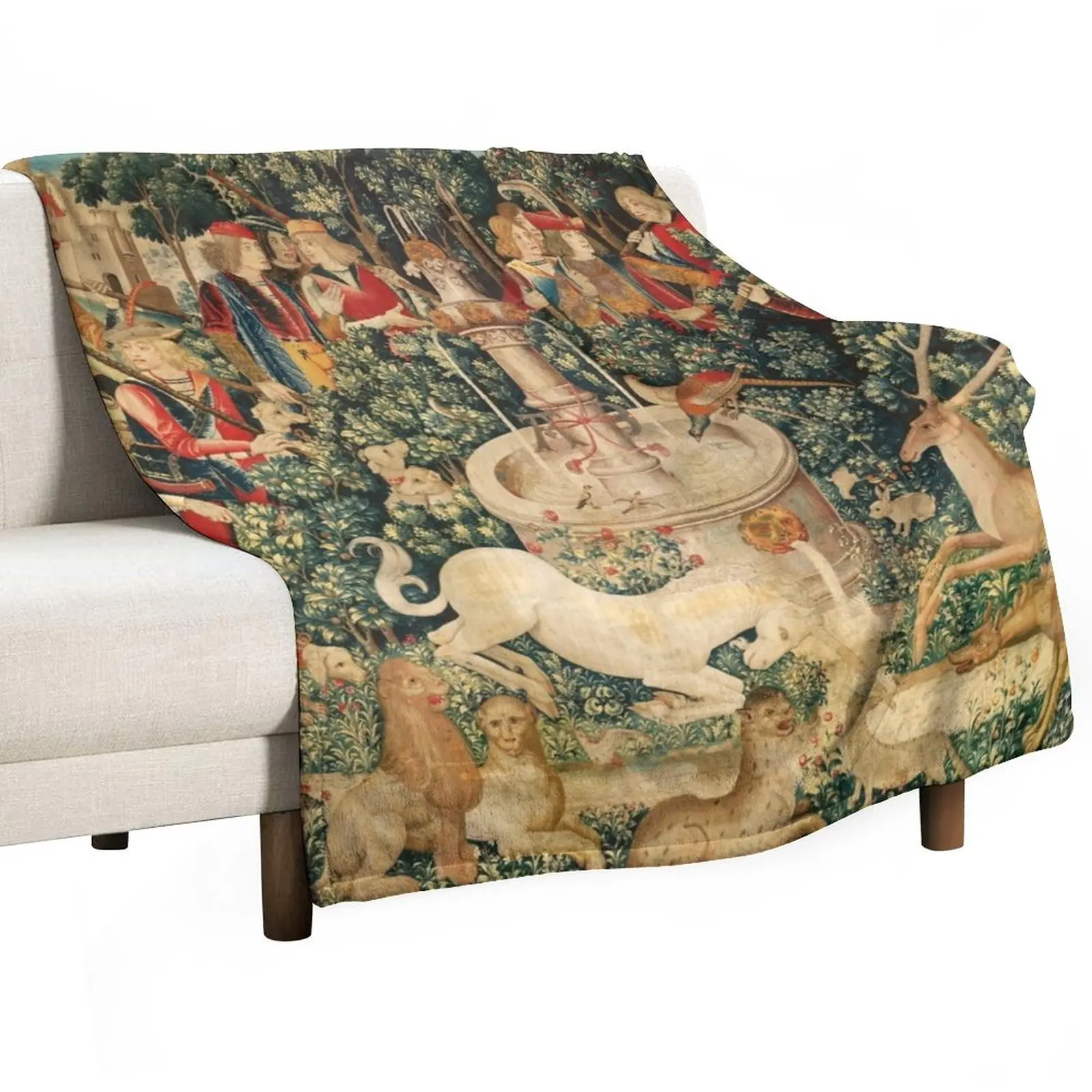 UNICORN IS FOUND / Fountain,Other Animals,Green Floral Throw Blanket Comforter Blanket Bed covers
UNICORN IS FOUND / Fountain,Other Animals,Green Floral Throw Blanket Comforter Blanket Bed covers
