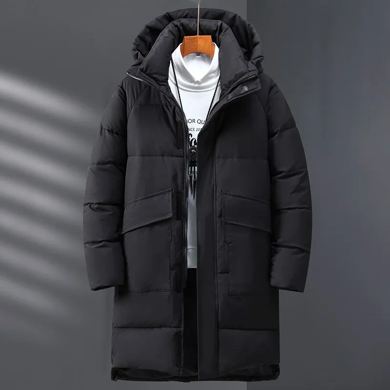 Winter Men's Hooded down Jaet Korean Sle Trendy Teenage Cotton Coat Medium Length Downproof Cold-resistant Casual Wear
Winter Men's Hooded down Jaet Korean Sle Trendy Teenage Cotton Coat Medium Length Downproof Cold-resistant Casual Wear