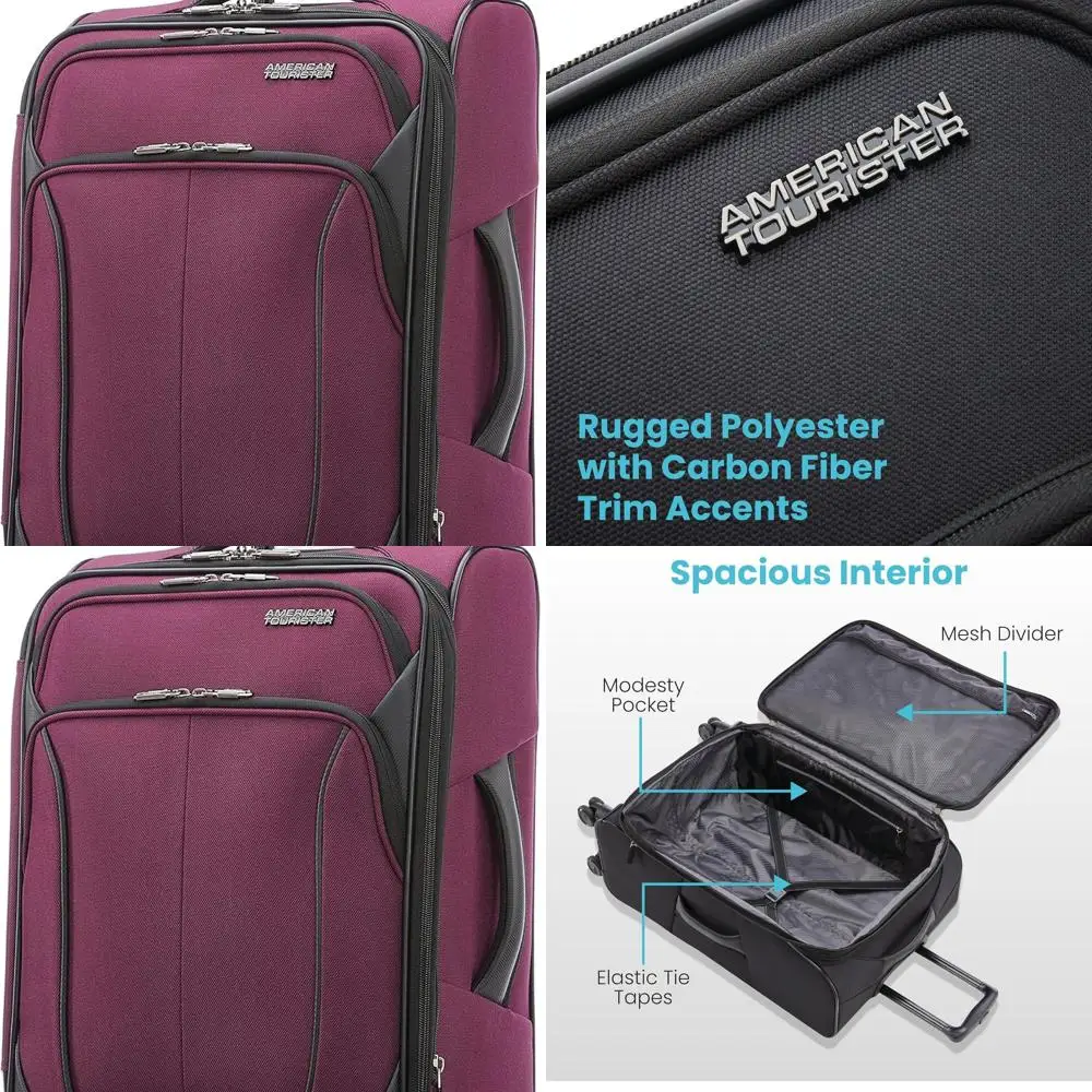 Расширяемый мягкий чемодан American Tourister 4 KIX 2.0 с вращающимися колесами, 20, фиолетовая орхидея
Расширяемый мягкий чемодан American Tourister 4 KIX 2.0 с вращающимися колесами, 20, фиолетовая орхидея