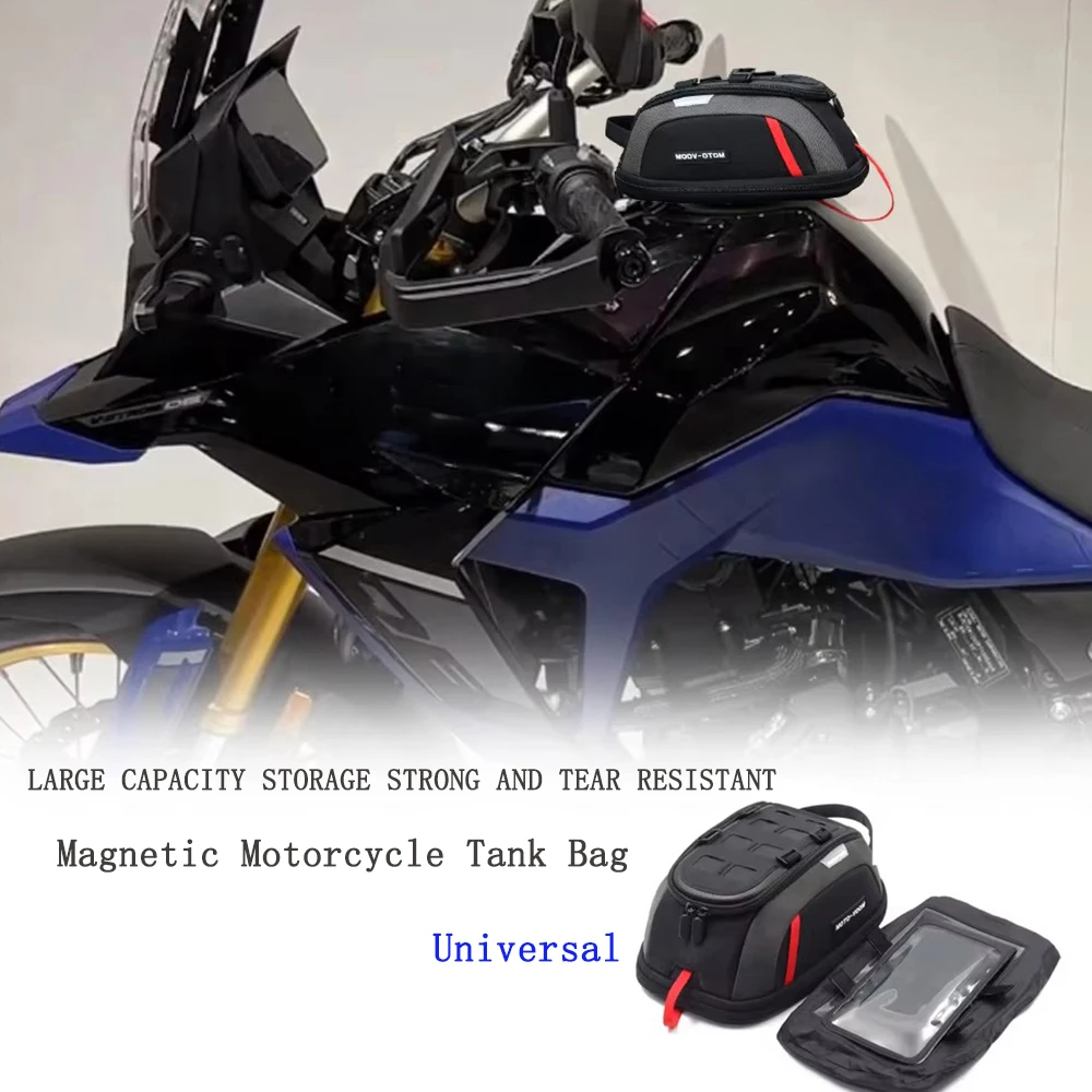 Magnetic Motorcycle Tank Bag Motorbike Fuel Oil Tank Bag 4.5L-6.5L Large Capacity Portable Card Phone Tool Bag Universal Black
Magnetic Motorcycle Tank Bag Motorbike Fuel Oil Tank Bag 4.5L-6.5L Large Capacity Portable Card Phone Tool Bag Universal Black