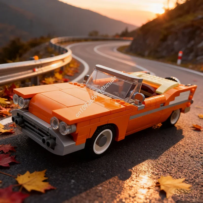 311pcs MOC Bowtie Impala Convertible Orange City Model Building Blocks Assemble Christmas Gifts DIY Toys Creative Idea Kids
311pcs MOC Bowtie Impala Convertible Orange City Model Building Blocks Assemble Christmas Gifts DIY Toys Creative Idea Kids