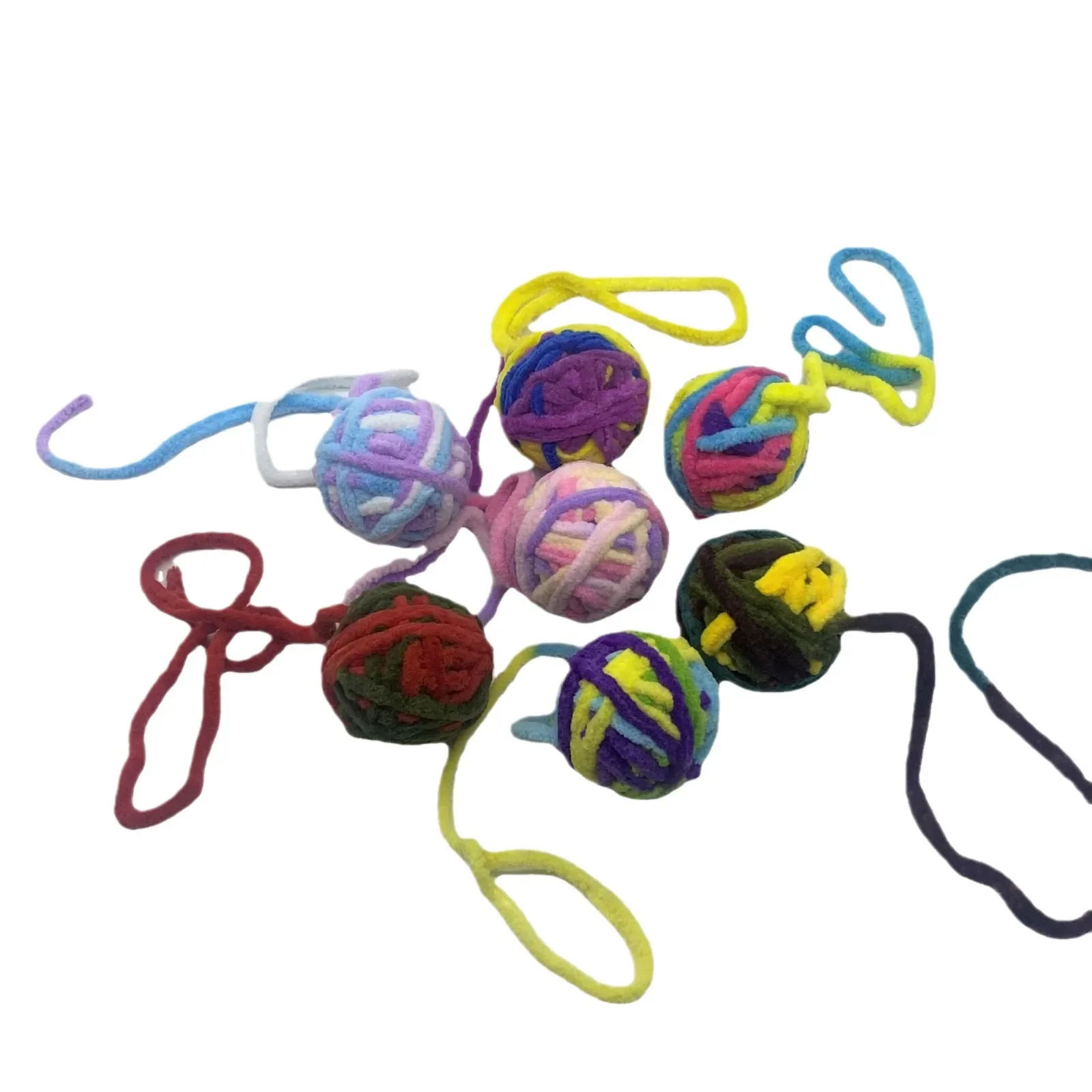 Pet toys, cat self pleasure, biting and teasing balls, bell ball, colored wool ball, spot wholesale.
Pet toys, cat self pleasure, biting and teasing balls, bell ball, colored wool ball, spot wholesale.