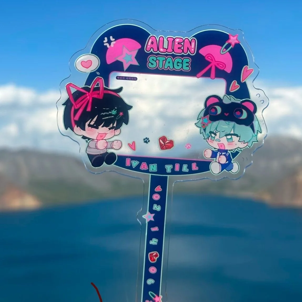 New Alien Stage IVTI Creative Cosplay Acrylic Check in Stick Cute High Beauty Photo Check in Gift for Friends
New Alien Stage IVTI Creative Cosplay Acrylic Check in Stick Cute High Beauty Photo Check in Gift for Friends