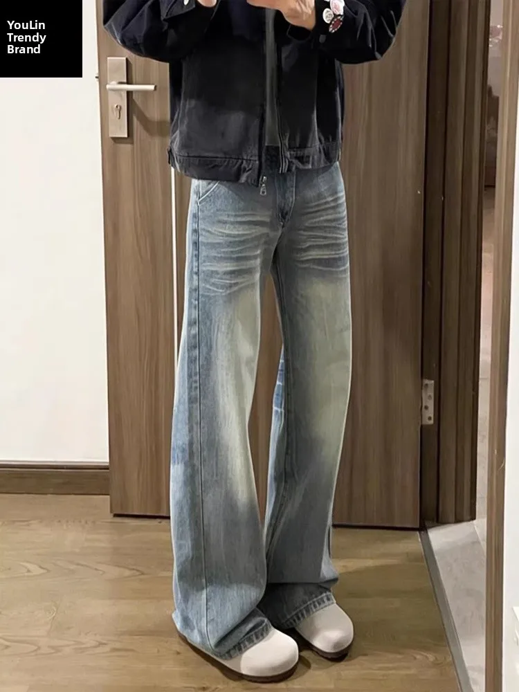 Cleanfit Men's Straight Leg Jeans High Street Sle Water Waed Micro Flared Pants Vintage Feel Casual Wear Spring Autumn
Cleanfit Men's Straight Leg Jeans High Street Sle Water Waed Micro Flared Pants Vintage Feel Casual Wear Spring Autumn