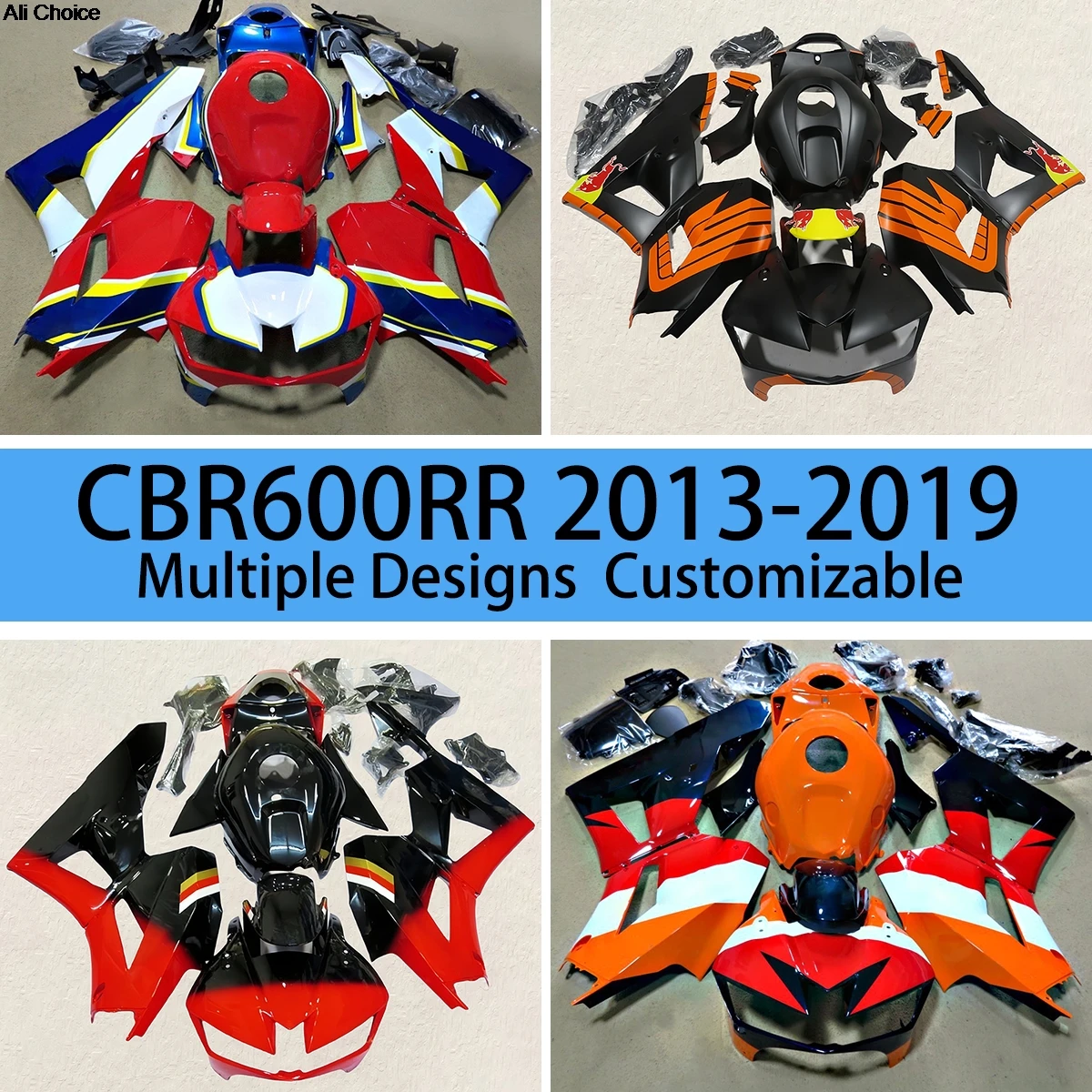 Обтекатели мотоцикла CBR 600RR 2013 2014 2015 2016 2017 2018 2019, индивидуальный комплект обтекателей для HONDA CBR600RR
Обтекатели мотоцикла CBR 600RR 2013 2014 2015 2016 2017 2018 2019, индивидуальный комплект обтекателей для HONDA CBR600RR