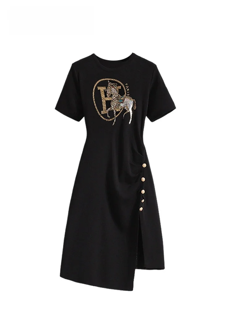 plus Size Summer Short Sleeve Dress Women's Print Asymmetrical Slimming Trendy Midi Dress City Commute Standard Fit Polyester...
plus Size Summer Short Sleeve Dress Women's Print Asymmetrical Slimming Trendy Midi Dress City Commute Standard Fit Polyester...