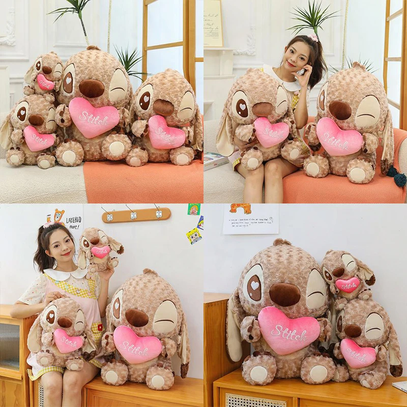 Disney Plush Stitch Chocolate Toy Hugging Heart Bow Doll Stuffy Children Birthday Gift Plushie Stitch Birthday Present for Kids
Disney Plush Stitch Chocolate Toy Hugging Heart Bow Doll Stuffy Children Birthday Gift Plushie Stitch Birthday Present for Kids