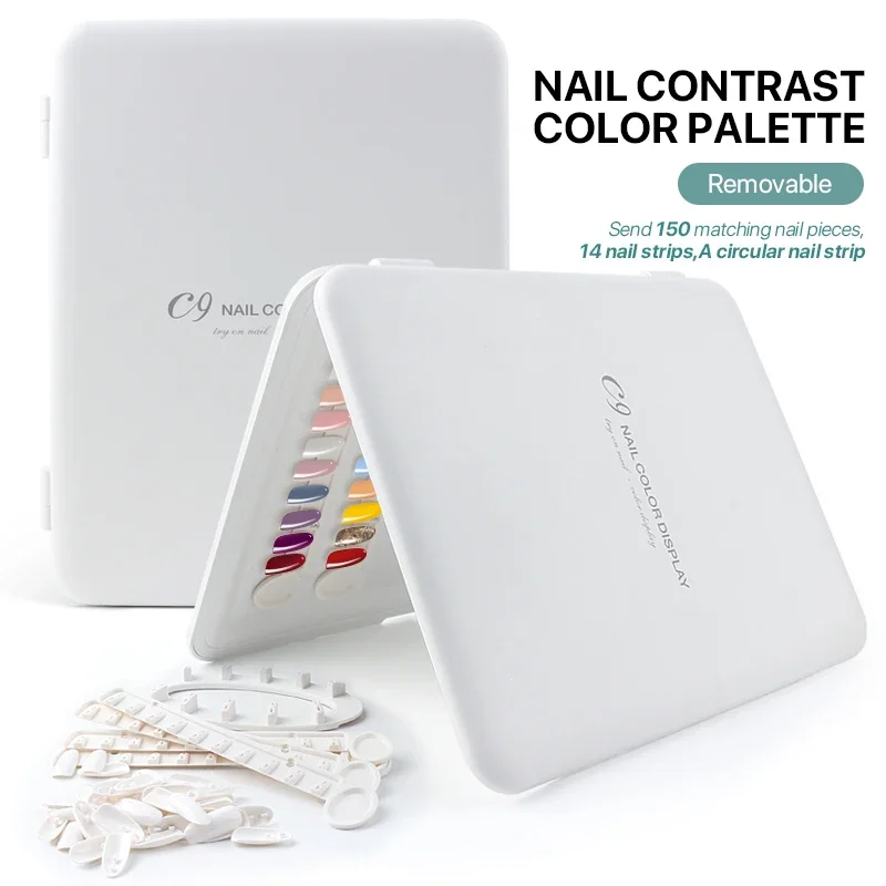 Detachable Nail Chart Display Book Try Out a Color on Nails Professional 120 Colors Nail Polish Sample Display Book with Tips
Detachable Nail Chart Display Book Try Out a Color on Nails Professional 120 Colors Nail Polish Sample Display Book with Tips
