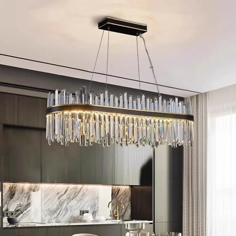 Украшение дома Подвесные светильники, роскошная хрустальная люстра для гостиной, подвесной светильник для спальни, потолочный светильник, внутреннее освещение
Украшение дома Подвесные светильники, роскошная хрустальная люстра для гостиной, подвесной светильник для спальни, потолочный светильник, внутреннее освещение