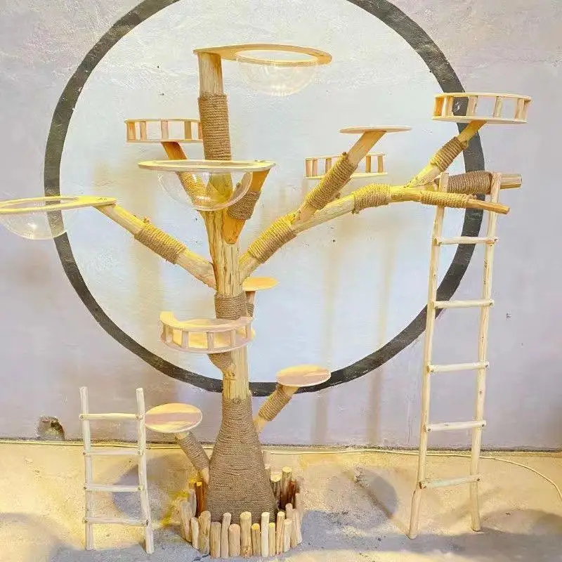 Custom Super Large Wooden Multi-level Unique Design Luxury Wooden Cat House Climbing Frame Tree
Custom Super Large Wooden Multi-level Unique Design Luxury Wooden Cat House Climbing Frame Tree