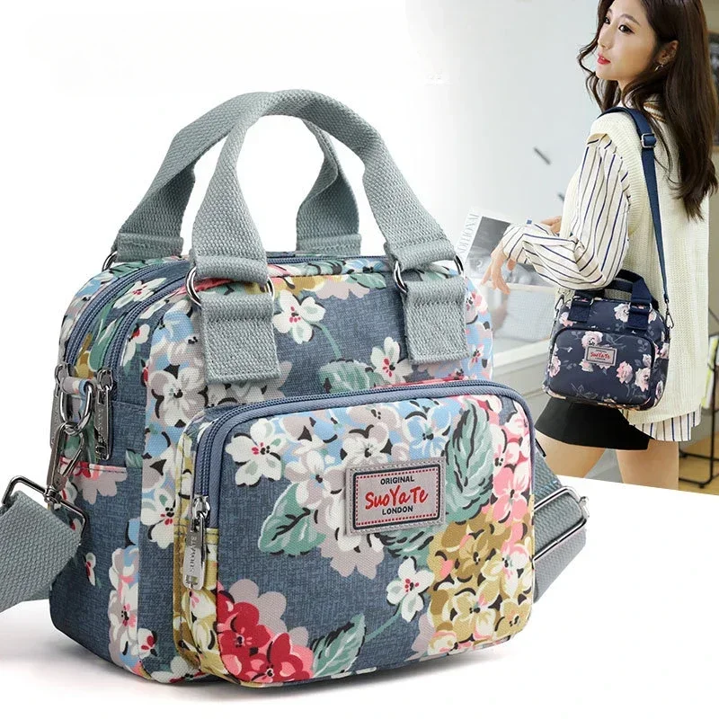 Crossbody Bag Brand Women Portable Female Shoulder Bags Printed Flower Nylon Messenger Bags Multi-pocket Ladies
Crossbody Bag Brand Women Portable Female Shoulder Bags Printed Flower Nylon Messenger Bags Multi-pocket Ladies