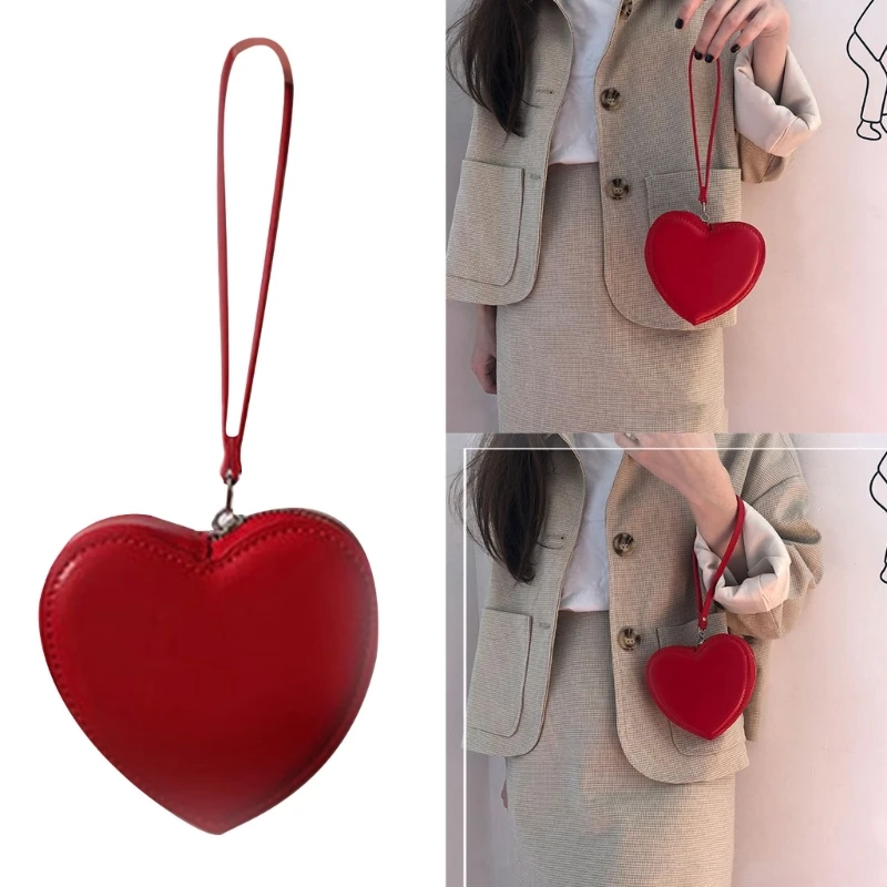 Trendy Heart Coin Case with Wrist Strap for Fashionable and Functional Accessory
Trendy Heart Coin Case with Wrist Strap for Fashionable and Functional Accessory
