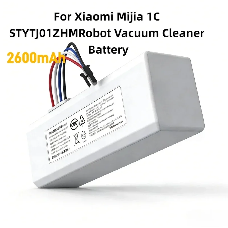 14.4V 12800mAh P1904-4S1P-MM Li-ion Battery – Spare Accessory for Xiaomi Mijia 1C STYTJ01ZHM Robot Vacuum Mop Cleaner Durable
14.4V 12800mAh P1904-4S1P-MM Li-ion Battery – Spare Accessory for Xiaomi Mijia 1C STYTJ01ZHM Robot Vacuum Mop Cleaner Durable