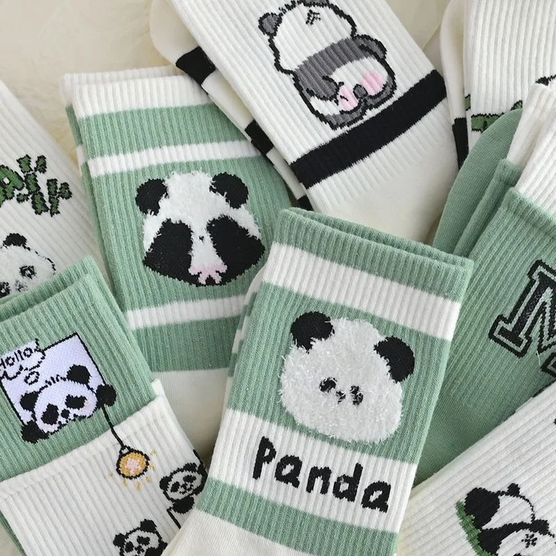 5 Pairs Women's Socks Set Korean College Style Cute Wholesale Cartoon Panda Versatile Kawaii Sports High Quality Socks For Girl
5 Pairs Women's Socks Set Korean College Style Cute Wholesale Cartoon Panda Versatile Kawaii Sports High Quality Socks For Girl