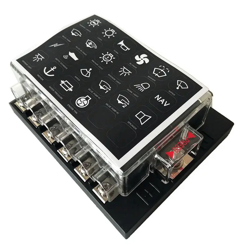 One in, six out, modified insurance seat, multi-way eight-way ten-way 6 8 10 12-way screw wiring, car fuse box
One in, six out, modified insurance seat, multi-way eight-way ten-way 6 8 10 12-way screw wiring, car fuse box