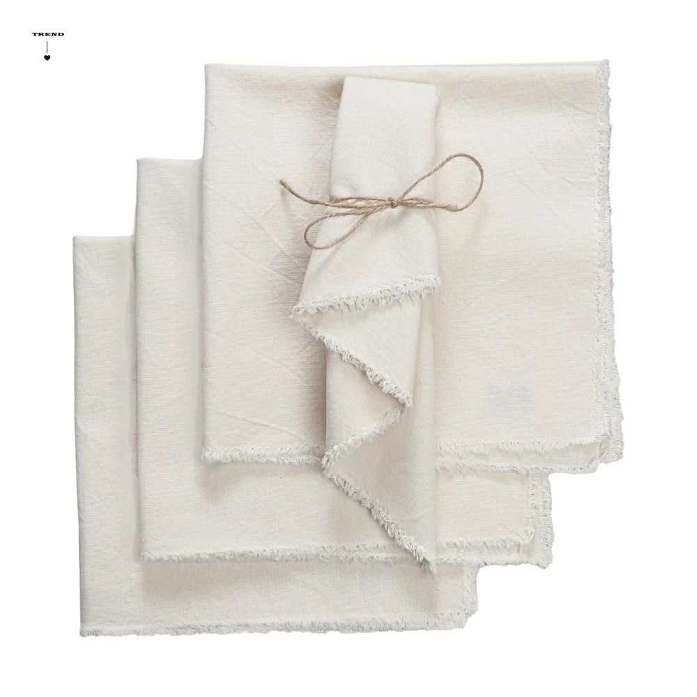 4PCS Rustic Style Cotton Linen Napkins Soft Eco-Friendly Cloth Napkins Solid Color Decorative Linen Table Decor Wedding Decor
4PCS Rustic Style Cotton Linen Napkins Soft Eco-Friendly Cloth Napkins Solid Color Decorative Linen Table Decor Wedding Decor
