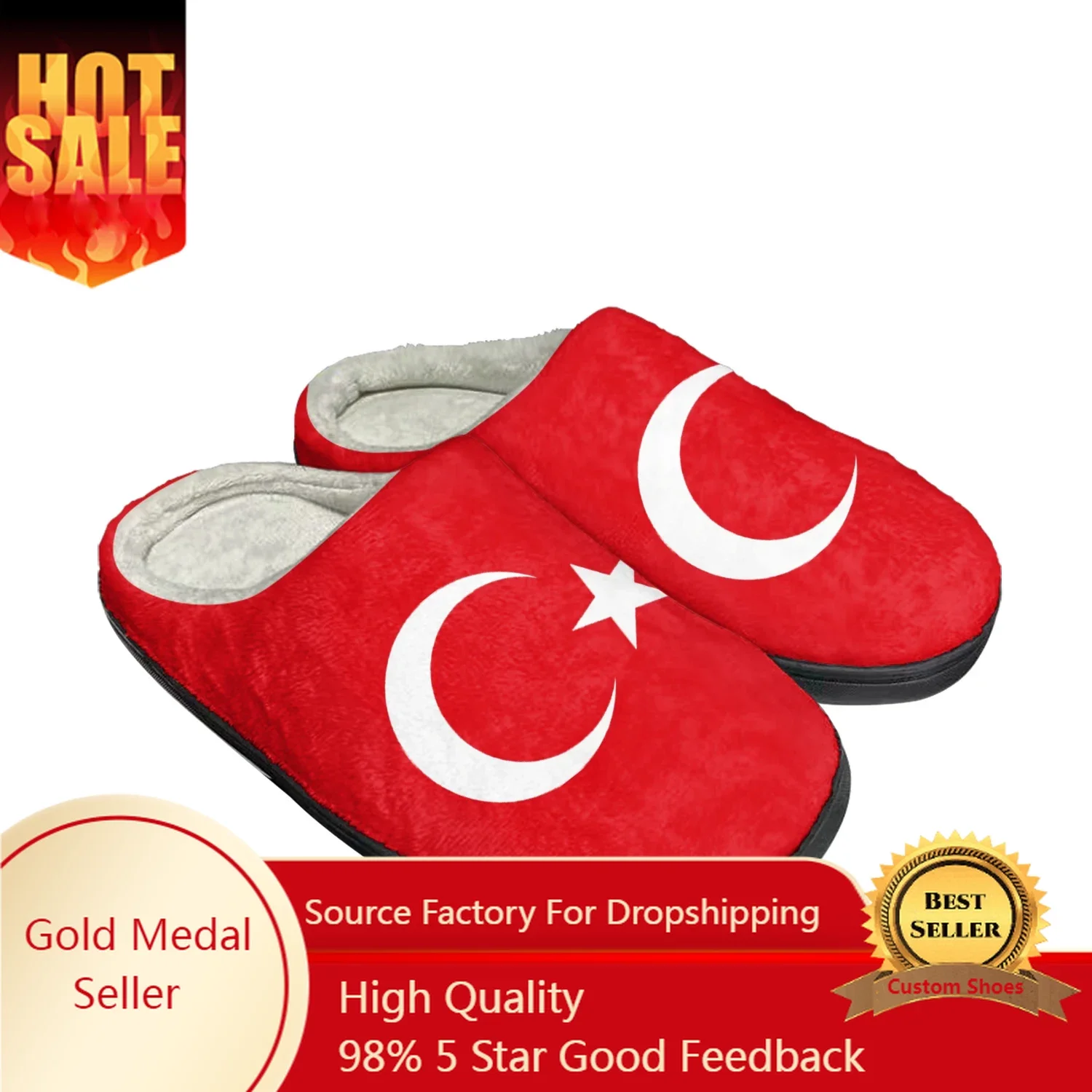 Turkish Flag Home Cotton Custom Slippers Mens Womens Sandals Turkey Plush Bedroom Casual Keep Warm Shoes Thermal Slipper
Turkish Flag Home Cotton Custom Slippers Mens Womens Sandals Turkey Plush Bedroom Casual Keep Warm Shoes Thermal Slipper