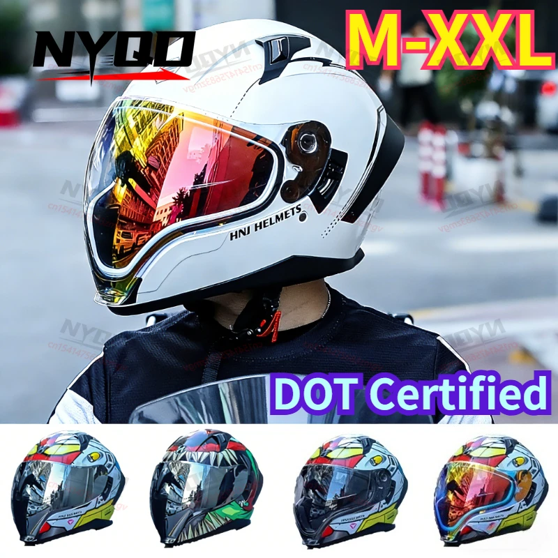 DOT Certification Motorcycle Full Face Flip Up Helmet F988 Long Visor Sport Bike Scooter Cascos Para Moto For Men
DOT Certification Motorcycle Full Face Flip Up Helmet F988 Long Visor Sport Bike Scooter Cascos Para Moto For Men
