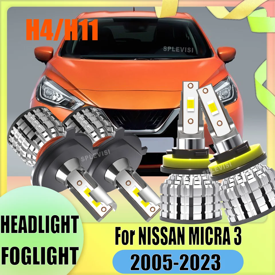 High-quality Waterproof LED Headlight Foglight For NISSAN MICRA 3 2005 2006 2007 2008 2009 2010 2011 2012 2013 2014 2015-2023
High-quality Waterproof LED Headlight Foglight For NISSAN MICRA 3 2005 2006 2007 2008 2009 2010 2011 2012 2013 2014 2015-2023