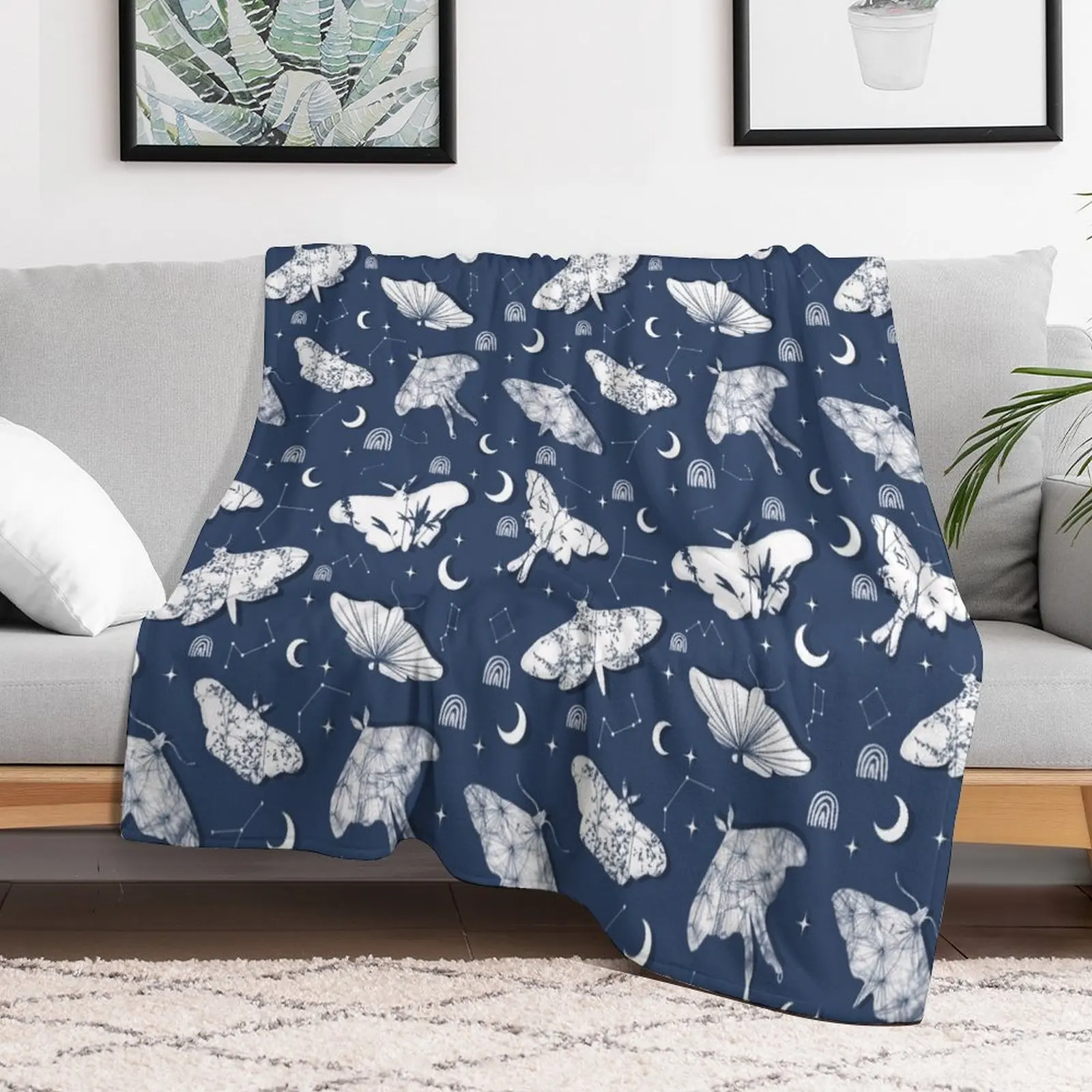 Dreamy Shibori Floral Butterflies Constellations and Stars Navy Throw Blanket christmas gifts Loose Luxury St Blankets
Dreamy Shibori Floral Butterflies Constellations and Stars Navy Throw Blanket christmas gifts Loose Luxury St Blankets
