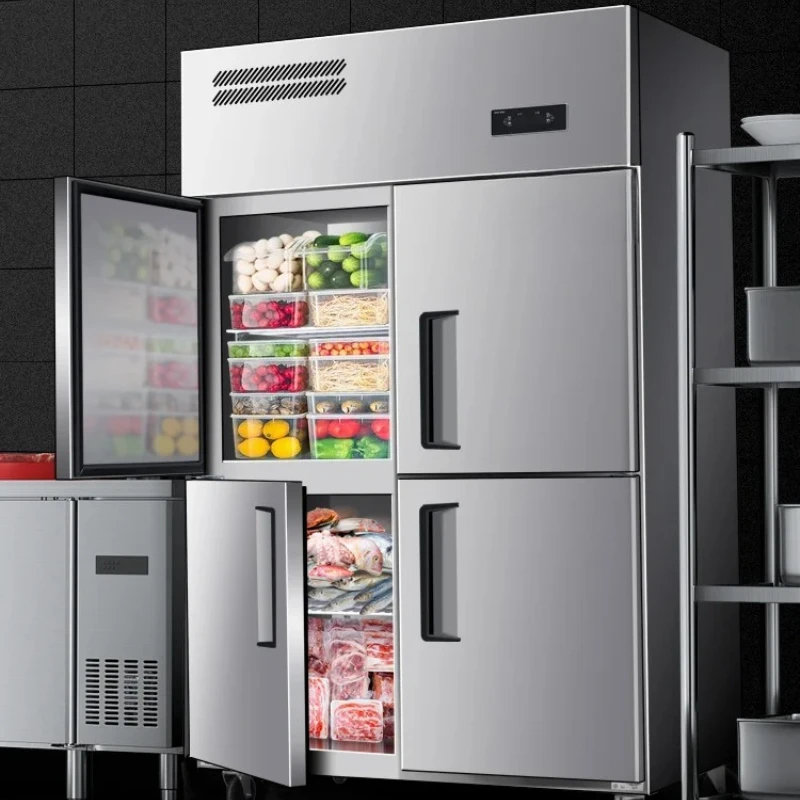 Refrigerated and frozen freezer Four-door full freezer Catering vertical six-door freezer
Refrigerated and frozen freezer Four-door full freezer Catering vertical six-door freezer
