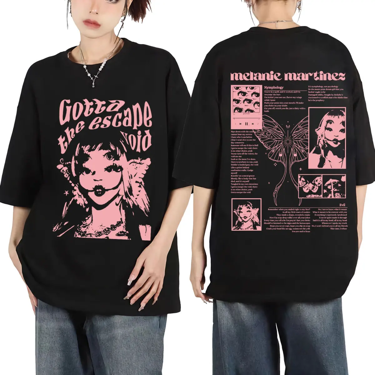 Singer Melanie Martinez The Trilogy Tour 2024 Graphic T Shirts Fashion Hip Hop Vintage T-shirts Unisex Casual 100%Cotton T-shirt
Singer Melanie Martinez The Trilogy Tour 2024 Graphic T Shirts Fashion Hip Hop Vintage T-shirts Unisex Casual 100%Cotton T-shirt