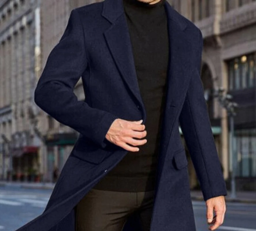 Осень-зима мужское шерстяное пальто однотонные шерстяные куртки с длинным рукавом флисовое мужское пальто уличная мода длинный плащ верхняя одежда
Осень-зима мужское шерстяное пальто однотонные шерстяные куртки с длинным рукавом флисовое мужское пальто уличная мода длинный плащ верхняя одежда