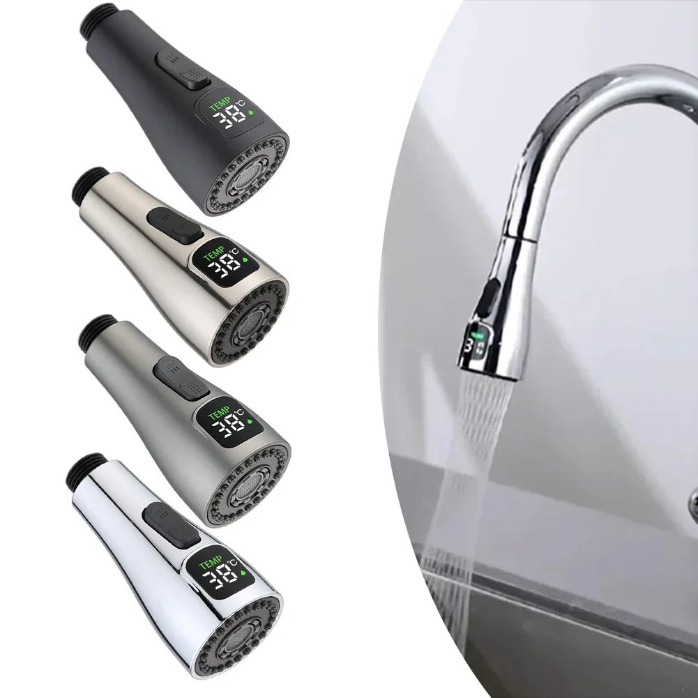 LED Faucet Tap Nozzle Kitchen Sink Shower Spray Sink Filter Tap Pull-Out Nozzle Water Saving Reduce Bills Kitchen Swivel Head
LED Faucet Tap Nozzle Kitchen Sink Shower Spray Sink Filter Tap Pull-Out Nozzle Water Saving Reduce Bills Kitchen Swivel Head