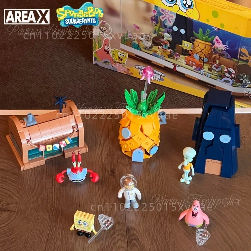 New AREAX SpongeBob SquarePants Box Building Blocks Cartoon SpongeBob Bikini Bottom Assembly Toy Set DIY Model Ornament Gifts
New AREAX SpongeBob SquarePants Box Building Blocks Cartoon SpongeBob Bikini Bottom Assembly Toy Set DIY Model Ornament Gifts