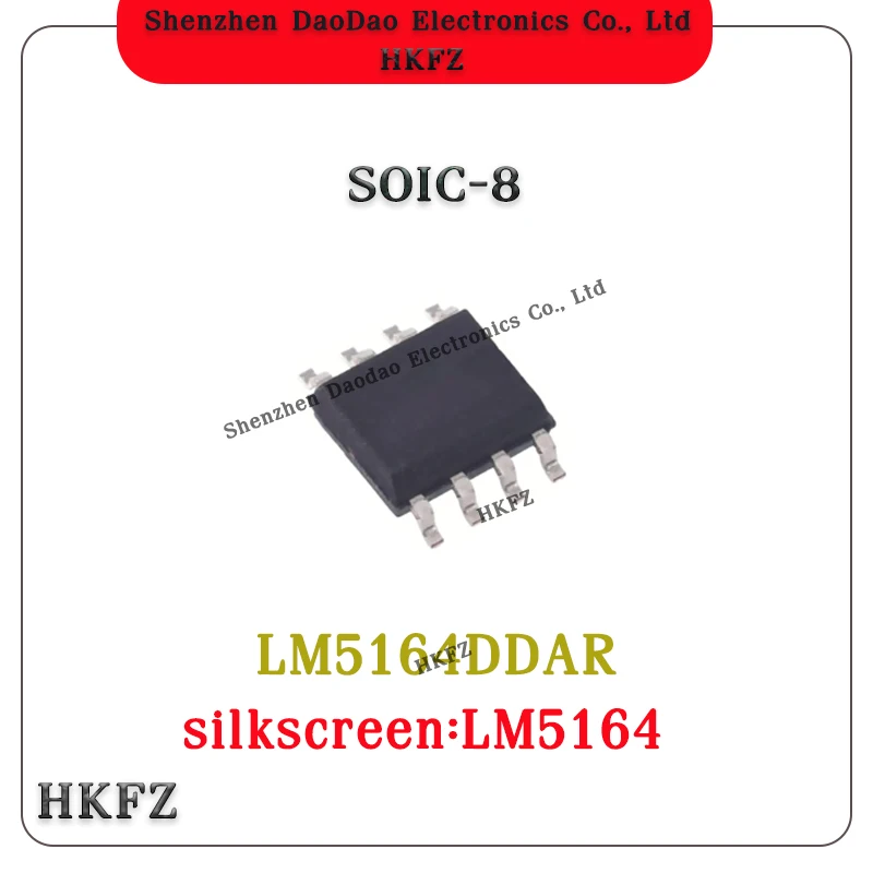 10Pcs LM5164DDAR Silk printing LM5164 SOIC-8 Synchronous DC/DC Buck converter chip IC new original
10Pcs LM5164DDAR Silk printing LM5164 SOIC-8 Synchronous DC/DC Buck converter chip IC new original