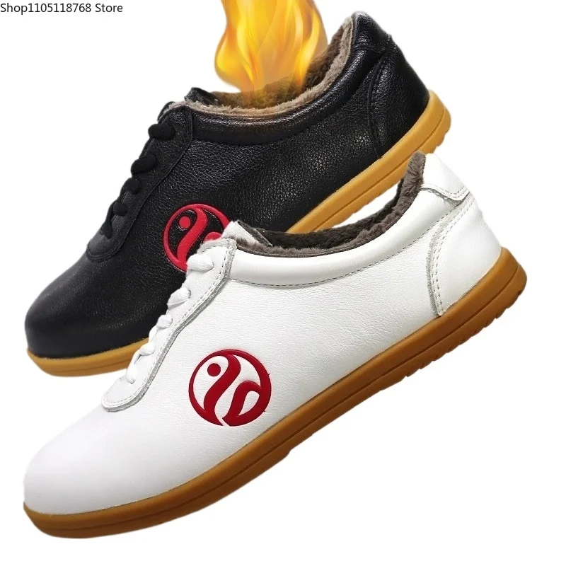 Зимние туфли для тай-чи из натуральной яловой кожи, утолщенные для кунг-фу, ушу, боевых искусств, мягкая гибкая подошва
Зимние туфли для тай-чи из натуральной яловой кожи, утолщенные для кунг-фу, ушу, боевых искусств, мягкая гибкая подошва