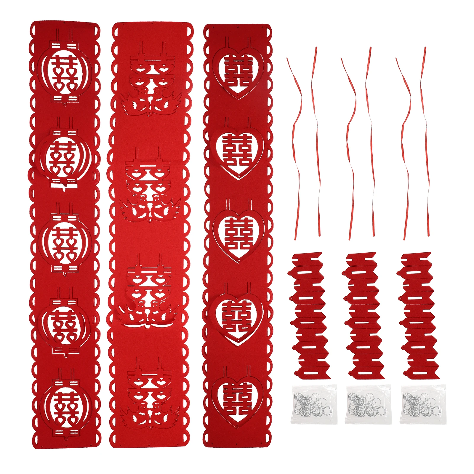 3 Pcs Lahua Chinese Decorations Traditional Xi Word Banner Wedding Flower Garland Love
3 Pcs Lahua Chinese Decorations Traditional Xi Word Banner Wedding Flower Garland Love