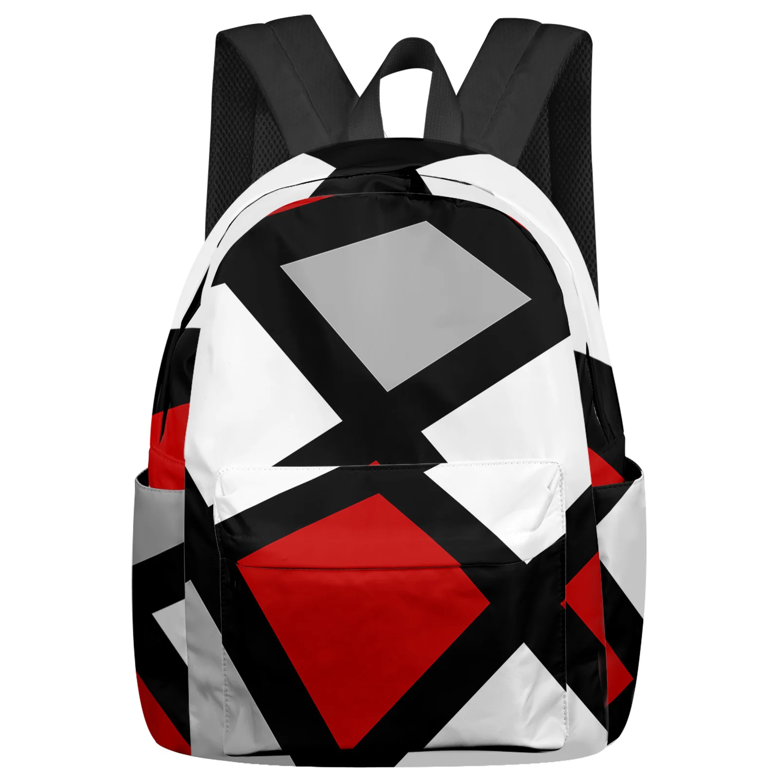 Red Black Gray Geometric Square Feminina Backpacks Teenagers Student School Bags Laptop Backpack Men Women Female Travel Mochila
Red Black Gray Geometric Square Feminina Backpacks Teenagers Student School Bags Laptop Backpack Men Women Female Travel Mochila
