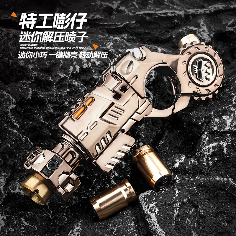 EDC Metal Multi Playability Ratchet Flip Antistress Toy Gun Ejection Shell Stress Relief Fidget Spinner Fidgeting Toys Gifts
EDC Metal Multi Playability Ratchet Flip Antistress Toy Gun Ejection Shell Stress Relief Fidget Spinner Fidgeting Toys Gifts