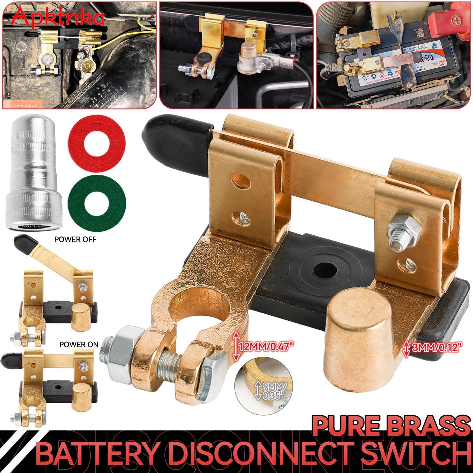 12V 24V Top Post Battery Disconnect Switch Knife Blade Master Switch Battery Cut Off Shut Off Kill Switch Horizontal or Vertical
12V 24V Top Post Battery Disconnect Switch Knife Blade Master Switch Battery Cut Off Shut Off Kill Switch Horizontal or Vertical